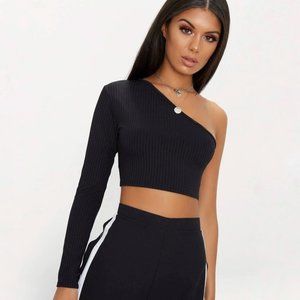 Pretty Little Thing One Shoulder Crop Top